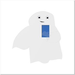 ghost vector illustration Posters and Art